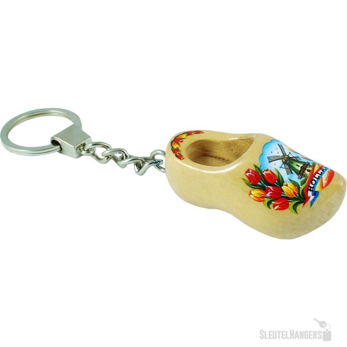 Keychain 1 shoe 5 cm, varnished tulip