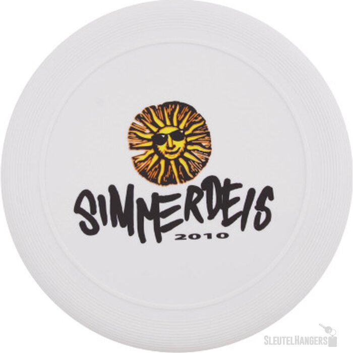 Frisbee 21 cm. met ringen Wit